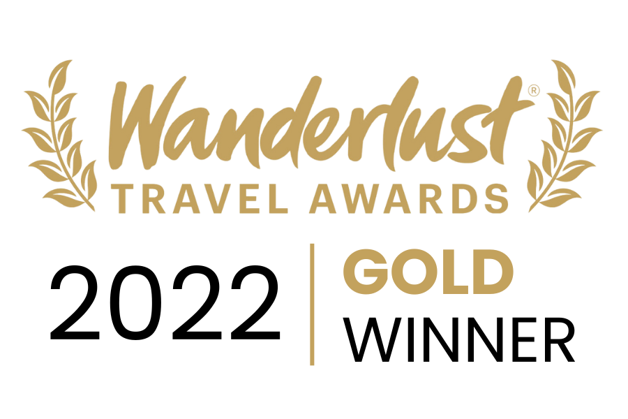 Logo Gold Winner 2022 © Wanderlust Travel Awards