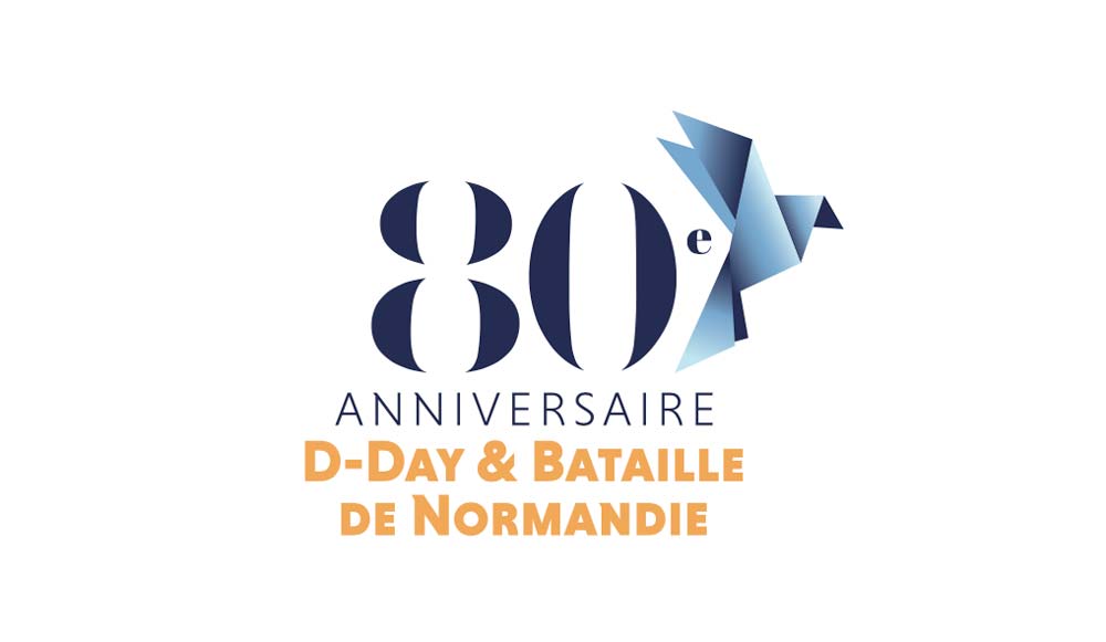 Logo 80ème anniversaire D-Day © Région Normandie